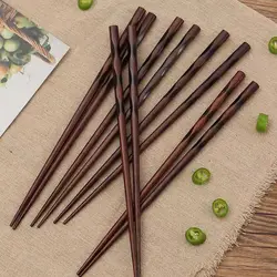 Japanese Style Wooden Solid Wood Chopsticks Pointed Sushi Chopsticks Creative Household Chopsticks Gift Wooden Chopsticks