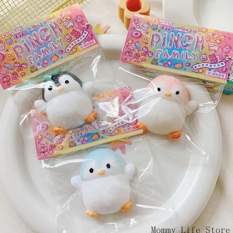 Penguins vorm squeeze speelgoed langzaam opkomende pinch speelgoeddier voor volwassen kinderen ontspannen