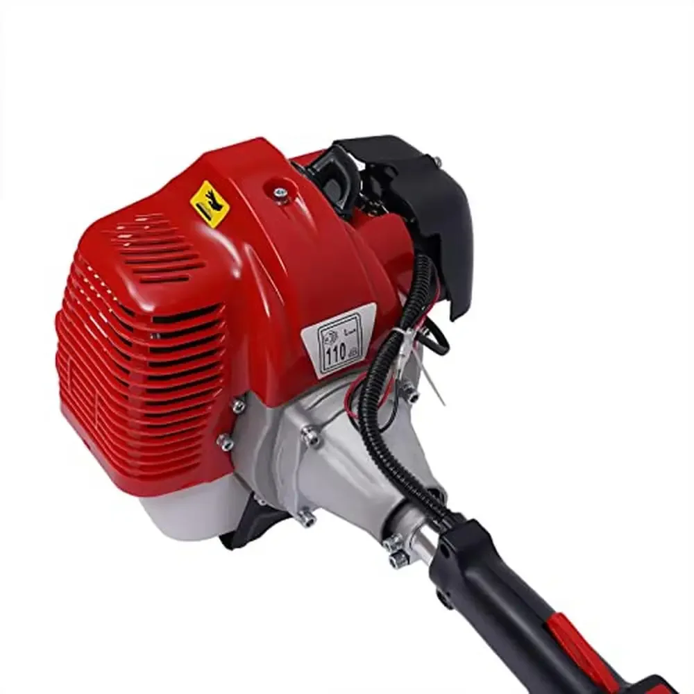 2.3HP 52CC Gas Powered Walk Behind Sweeper Broom Air Cooled Motor Engine Snow Lawn Cleaner Sweeper Machine