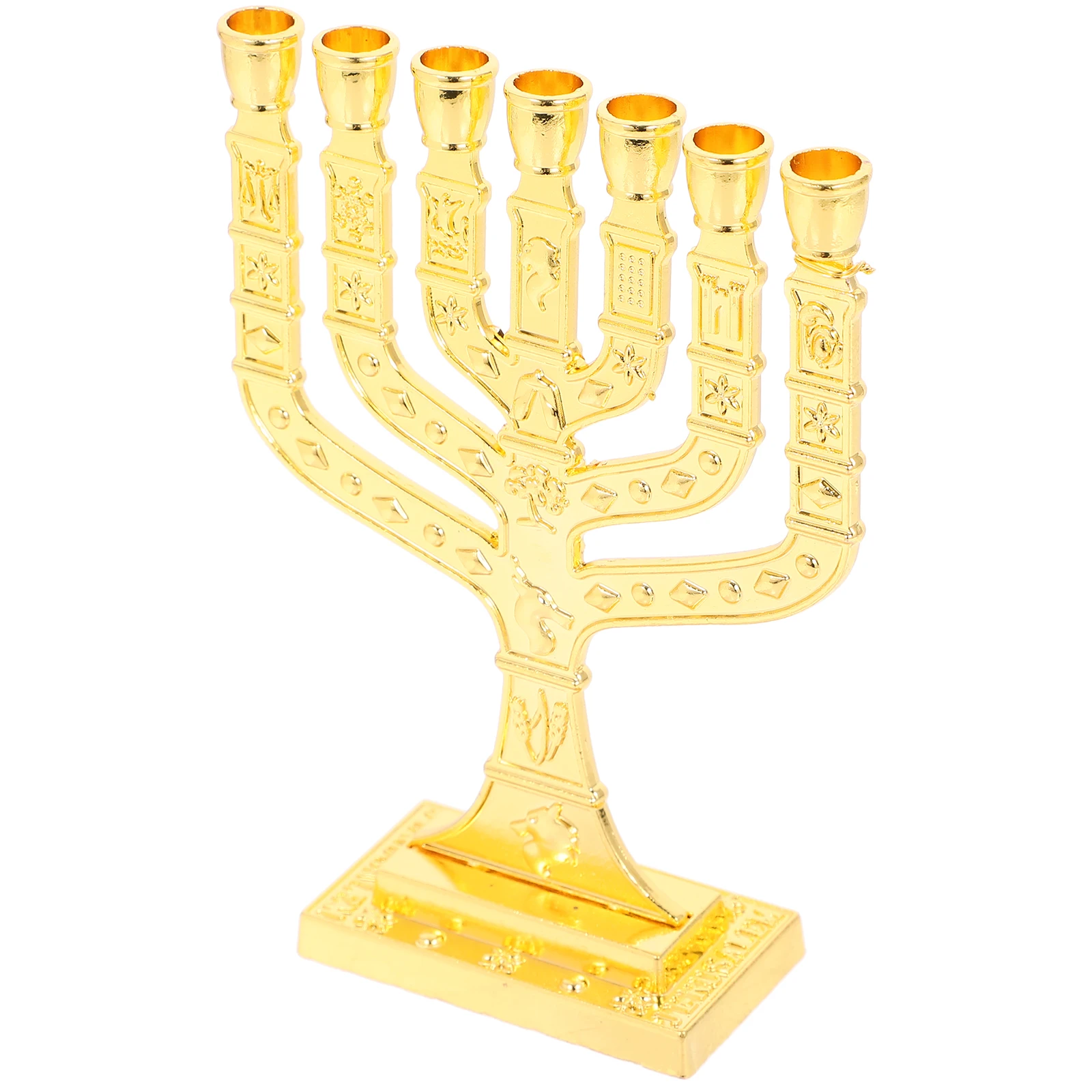

Candlestick Alloy Home Decor Metal Candlestick Decor Candleholder Metal Candleholder Ornament Retro Style