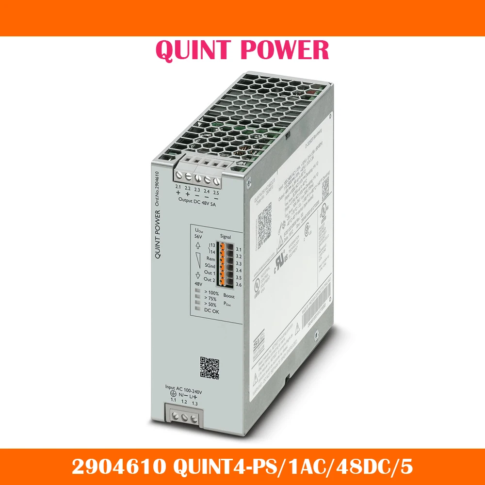 

For Phoenix Switching Power Supply 2904610 QUINT4-PS/1AC/48DC/5