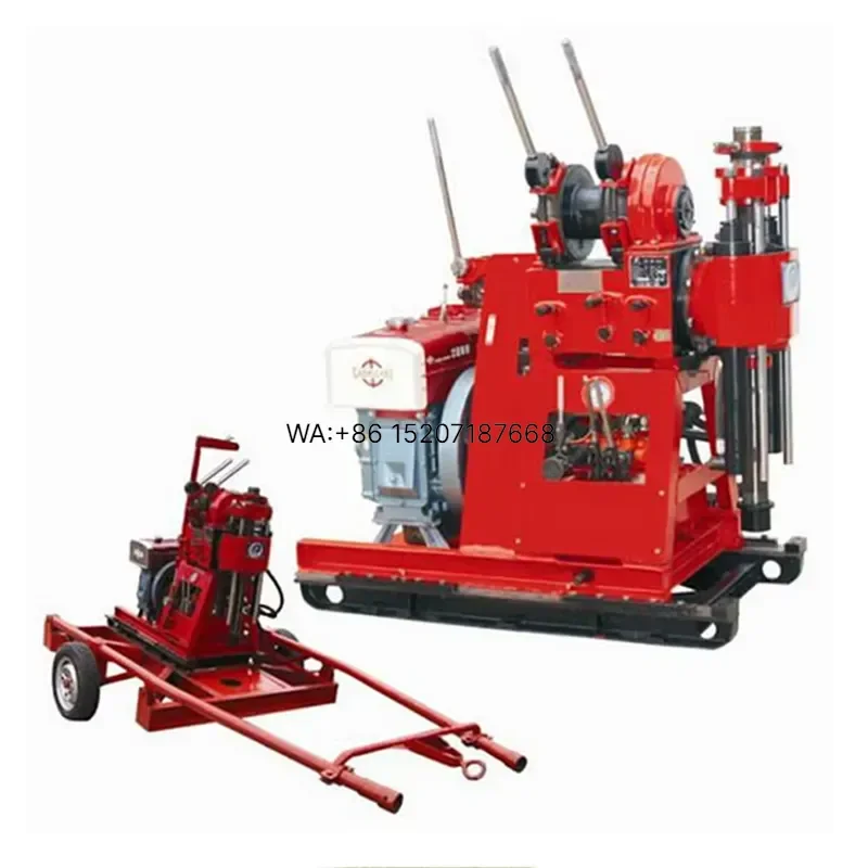Wmwmnu Versatile Drilling Rig Compatible with Multiple Drill Pipe Lengths and Standard Bit Mounting Systems