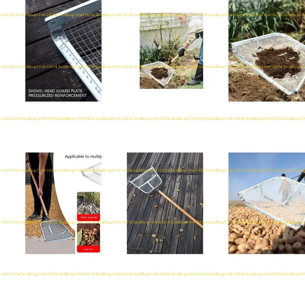 

P9FB Rusts Resistant Garden Sieve Shovel For Efficient Soil Filtering And Harvesting