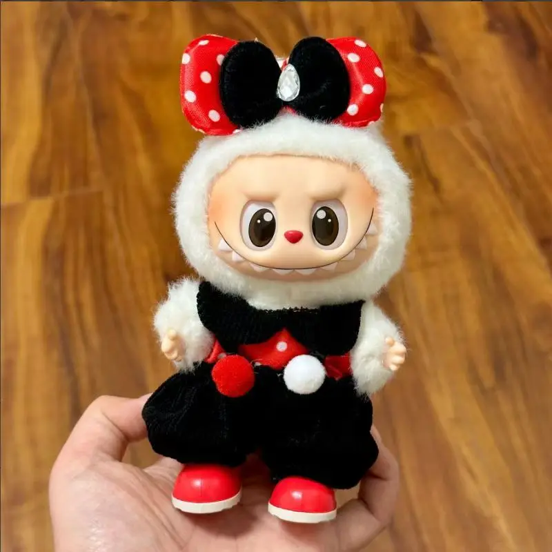 17 cm Labubu poppenkleertjes volledige set - sprookjesprinses rokkostuum (1e/2e generatie), magisch rollenspelcadeau