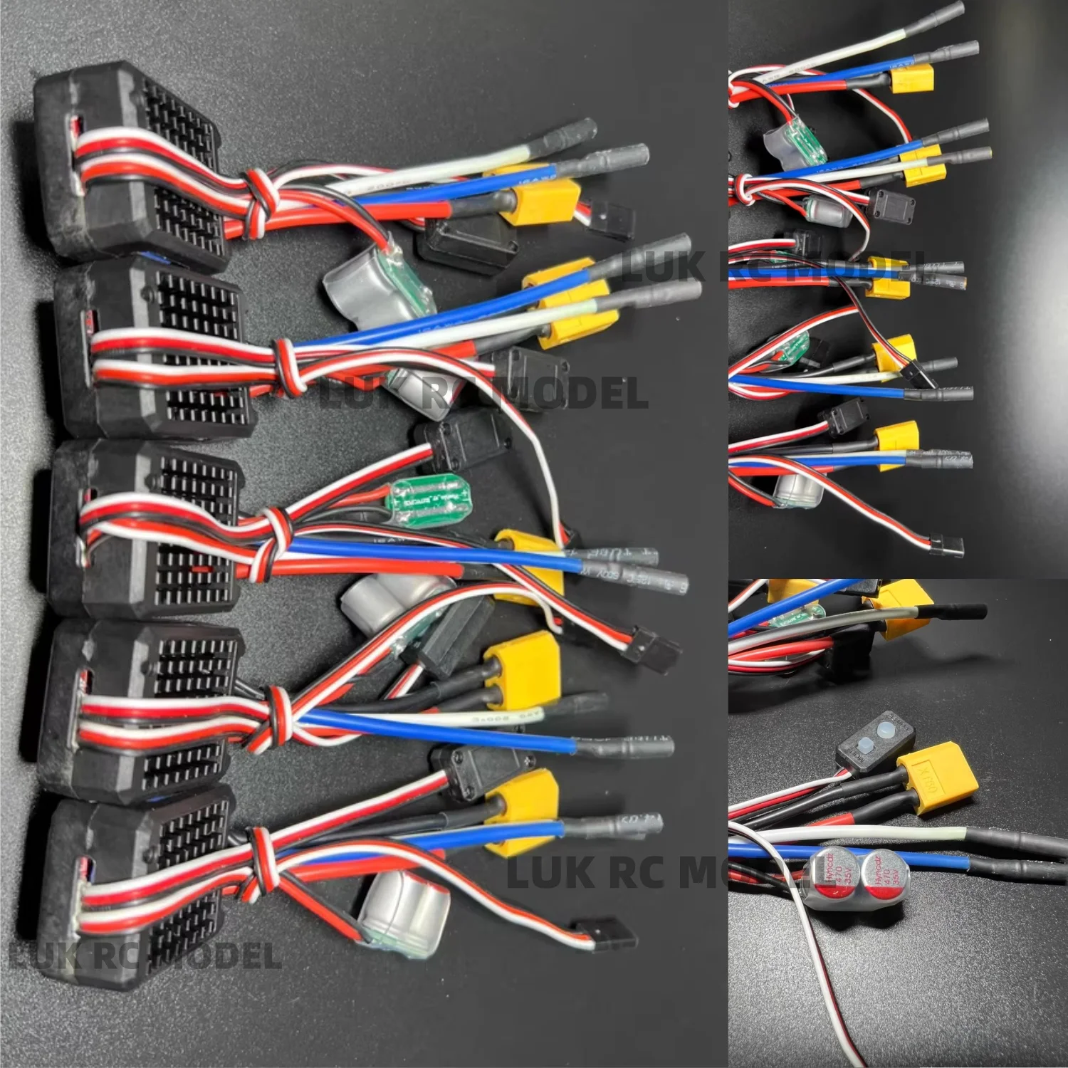 

DoubleE RC Excavator EC160E E111 XT60 40A Brushed Carbon Brushed ESC 40A Electronic Part For Driving Motor 1/12 1/14 Part Model