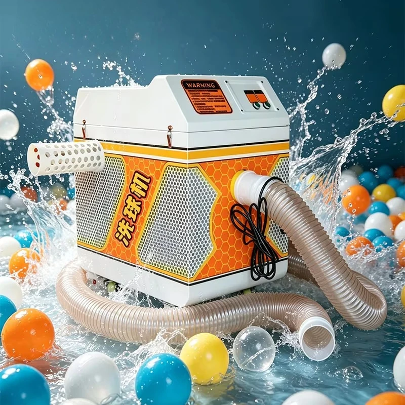 Easy to Use Electric Stainless Steel Fast Cleaning Drying Disinfecting Self-Cleaning Continuous Ocean Pit Ball Washer