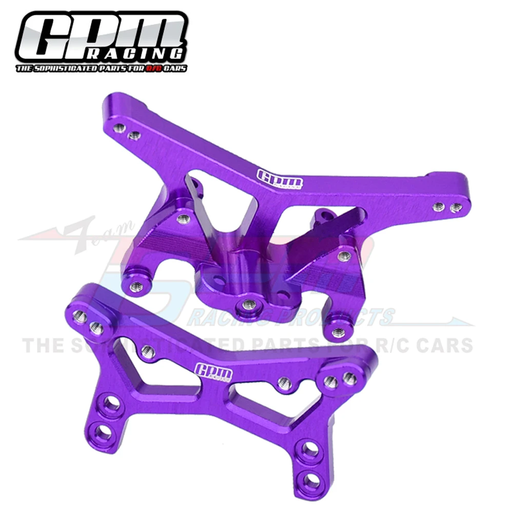 GPM for LOSI 1/24 Micro-B 2WD Buggy RTR LOS00007 Upgrade Accessories Metal Aluminum Front Rear Shock Tower LOS-1981 LOS-1770