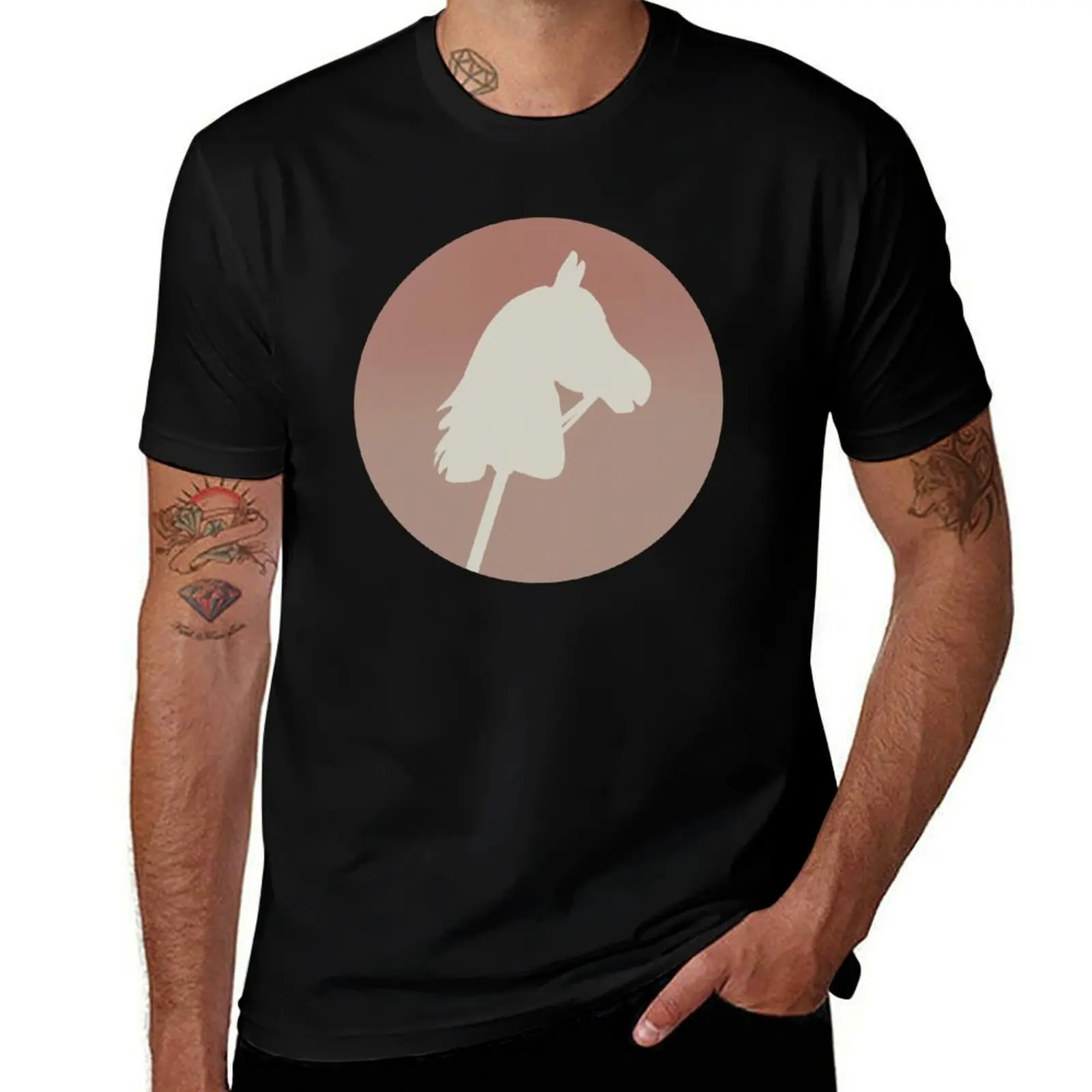

Hobby Horsing horse head T-Shirt Basic Comfort Fit T-Shirt for Men