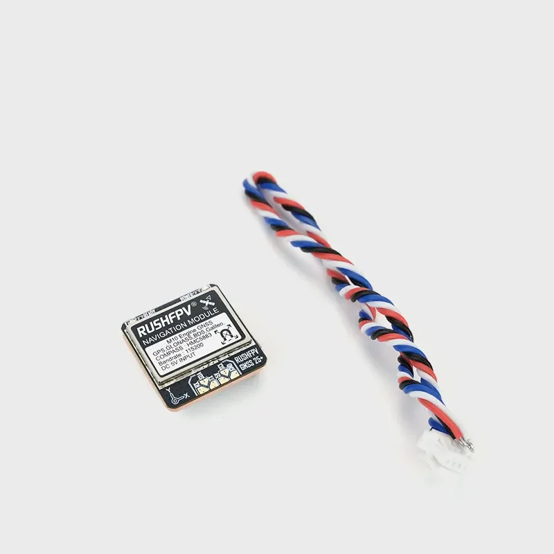 RUSHFPV GNSS PRO UBX NMEA Dual Protocol GPS Module Built-in Ceramic Antenna Compass 25X25mm for RC Airplane FPV Long Range