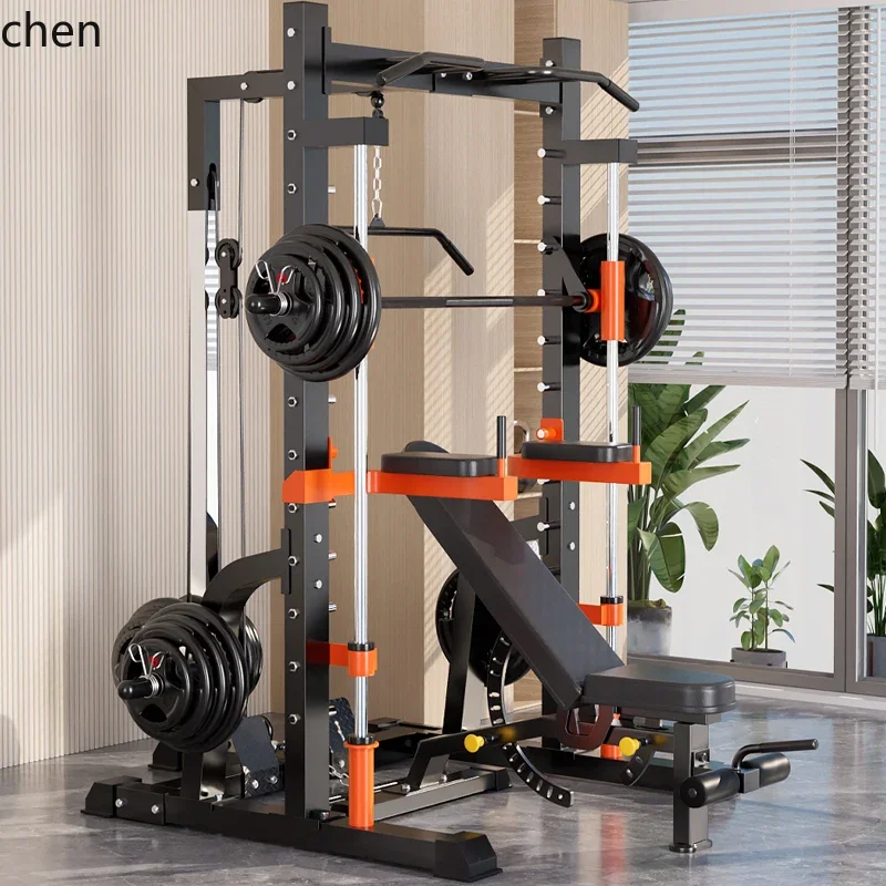 ABB  fitness comprehensive training equipment multi-functional household squat bench press gantry frame