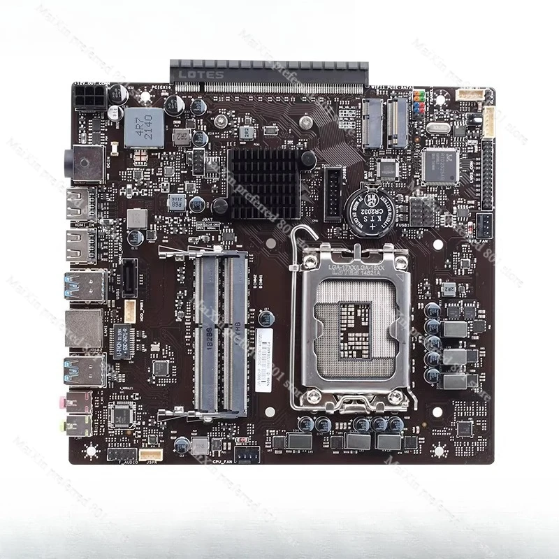Placa Base B660i-P Thin ITX, Inserción Lateral en Ángulo Horizontal, Tarjeta Gráfica Discreta, Placa Base Mini PC Todo en Uno
