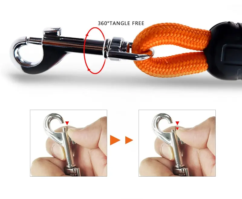 5M/10M/15M lange Trainingsleine für Hunde – robuste Nylon-Rückrufleine für Agility-Training, Hundeleine für mittelgroße und große Hunde – Detail 6