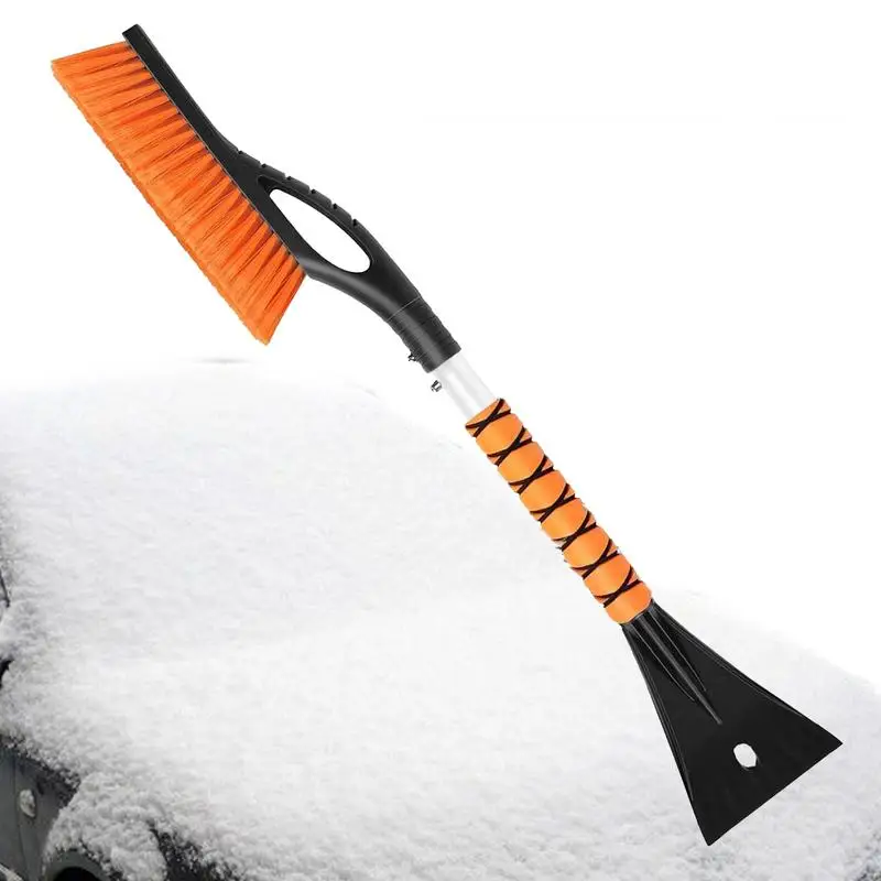 For Refer To Description  Ice Scrapers For Car Windshield Detachable Aluminum Snow Brush Ice Scrapers No-Scratch Heavy Duty Car