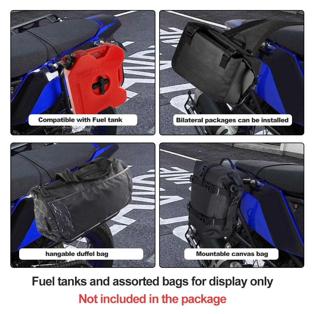 Fit For Yamaha XT250 2008-2025 XT 250 Motorcycle Side Panniers Racks Saddlebag Saddle Bag Support Guard Bars Mounting Brackets