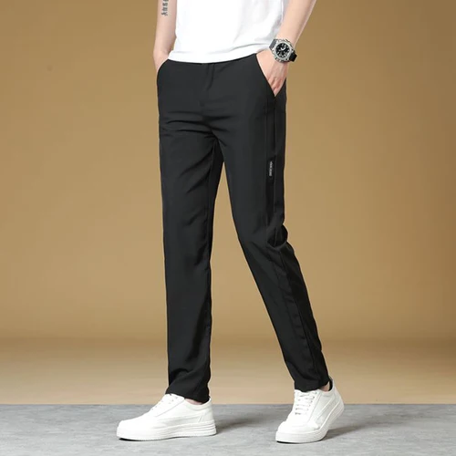Imagen 2 del producto Pantalones de golf para hombre de primavera y otoño, pantalones transpirables multifuncionales de ocio de moda elástica de alta calidad en varios colores