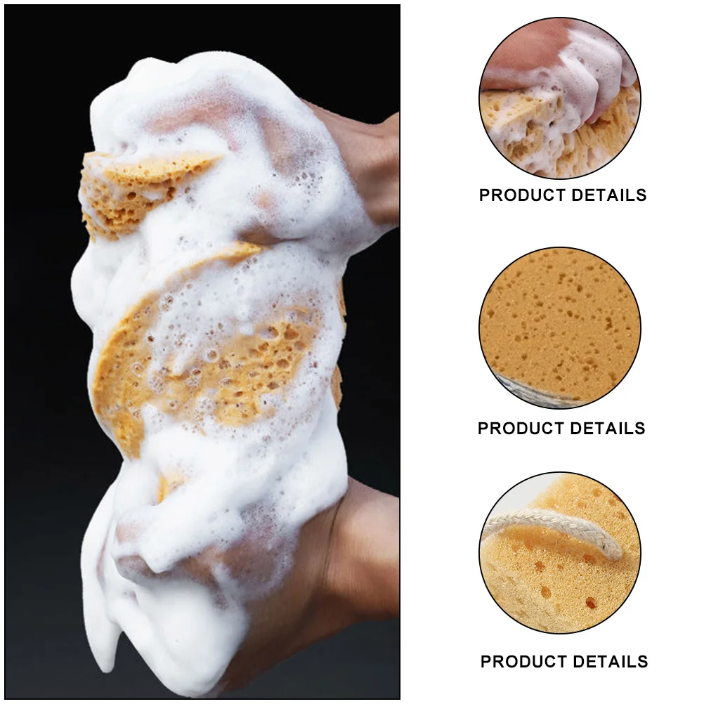 

4Pcs Car Cleaning Sponge Block High Water Absorption No Scratch Easy to Use on Cars Trucks Motorcycles Car Wash Sponge