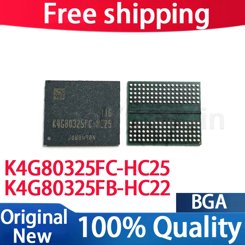 100% test K4G80325FC-HC25 K4G80325FB-HC22 K4G80325FC HC25 K4G80325FB HC22 BGA Chipset