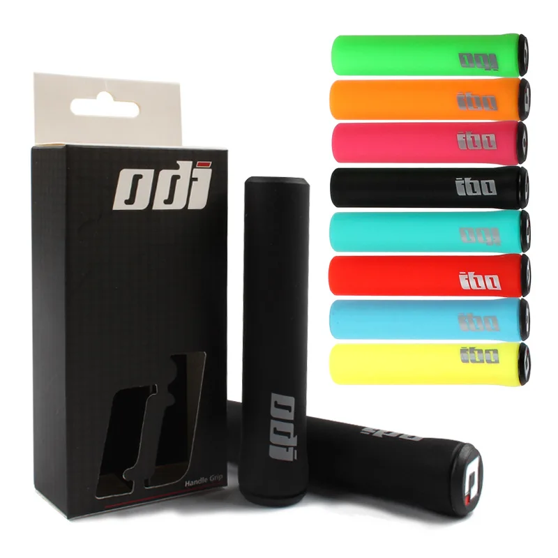 ODI Silicone Handlebar Grips Mountain Bike Off-Road Shockproof Riding Grip Cover Ultra Light Bicycle Accessories Mtb Grips