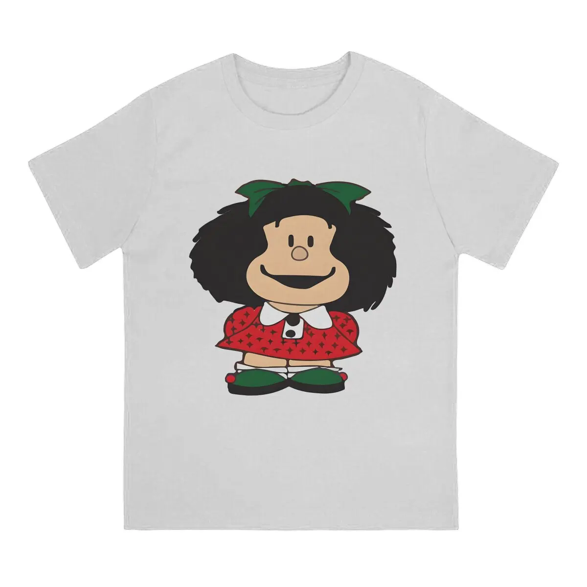 MAFALDA Cute Tshirt Graphic Men Tops Vintage Grunge Summer Polyester Short Sleeve Harajuku T Shirt