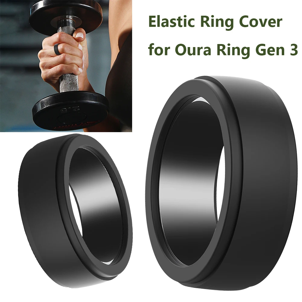 Silicone Elastic Ring Cover Shockproof Protective Case Anti-Scratch Protective Cover Anti Drop for Oura Ring Gen 3 Working Out