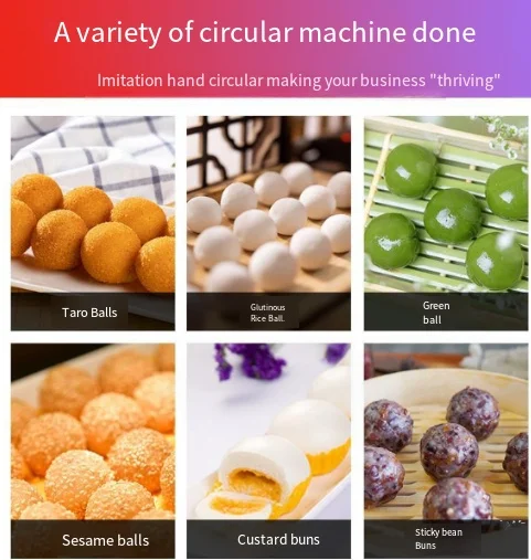 Image 7: Machine à runder la pâte pour petits raviolis, boulettes de pain et de patate douce, avec fonction de pétrissage et de façonnage