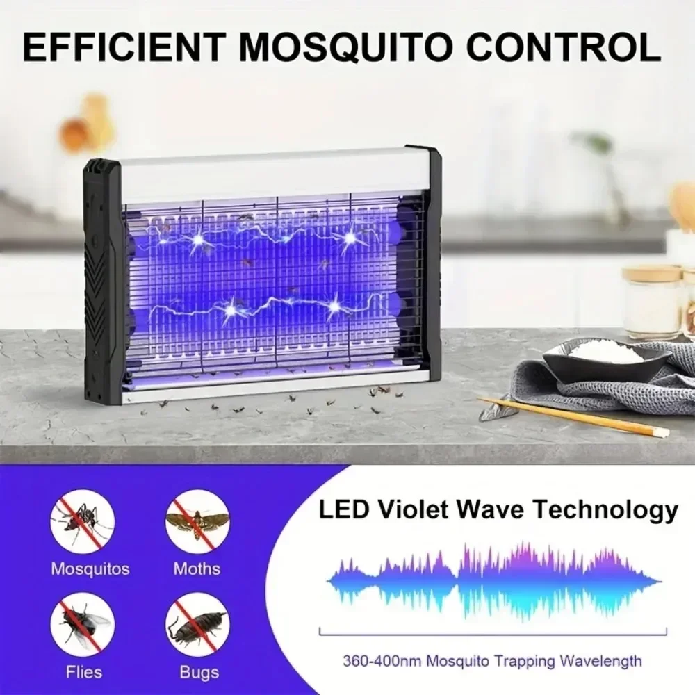 Mute Mosquito Killer Lamp Radiationless Smart Mosquito Repellent Flies Electric Antimosquitos 220V Photocatalysis Bug Zapper