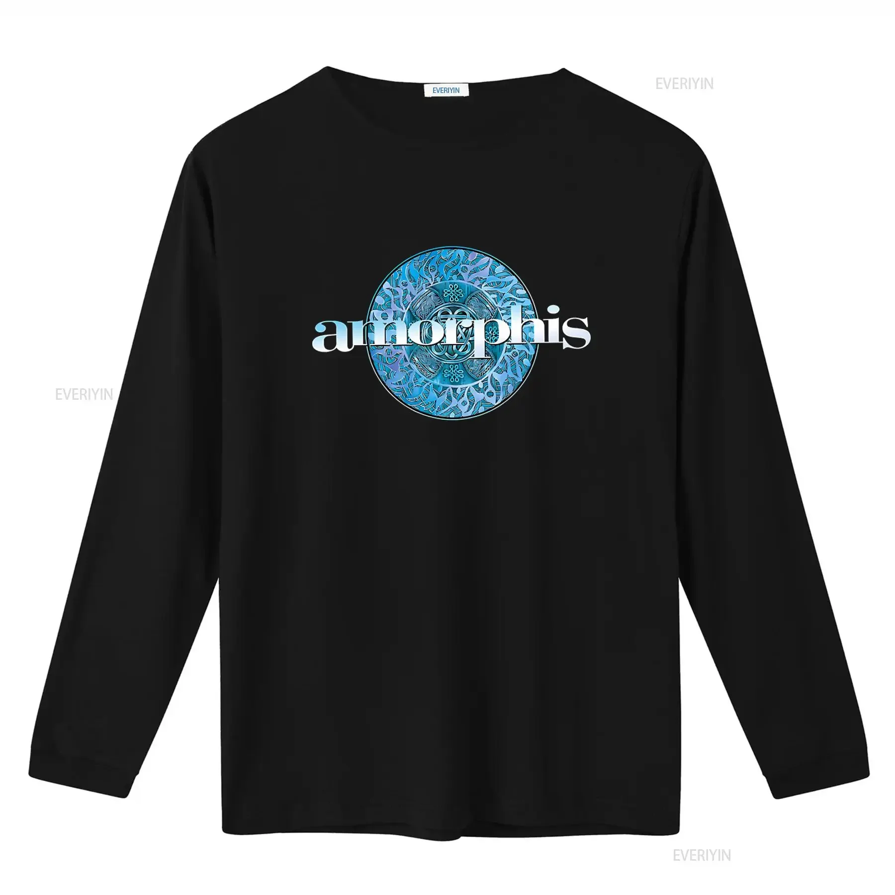 Amorphis Elegy Design T Shirt Rock Band Inspired Print vintage Washed Stylish fashion Top For Everyday Wear Stretched Unisex