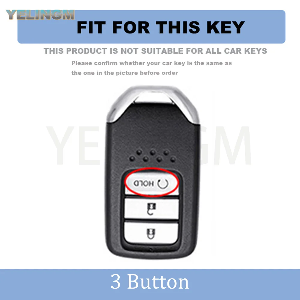 For Honda Accord Fit Civic CRV HRV BRV Jazz Jade City Pilot Ridgeline Odyssey Freed Vezel TPU Car Smart Key Case Cover Shell Fob