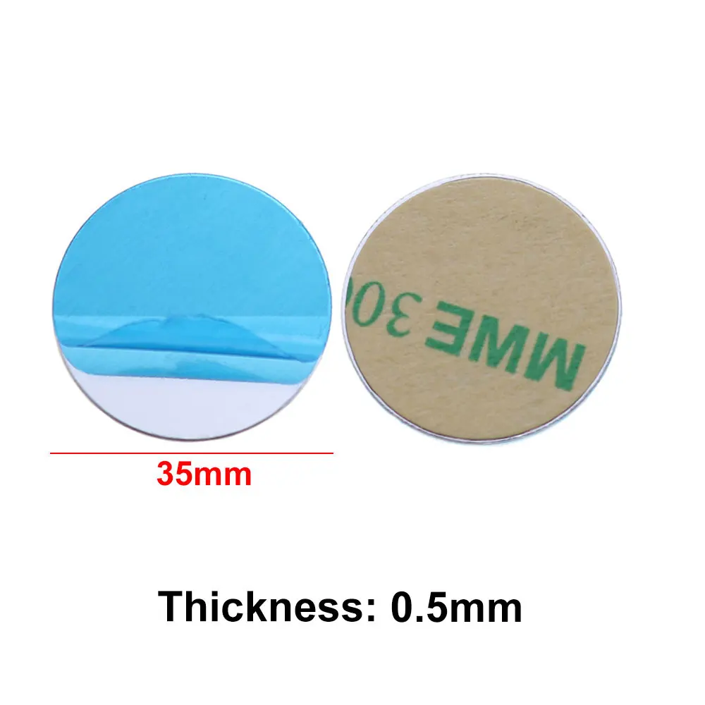 JCD 10 stücke Silber Magnetische Metall Platte Für Magnetische Auto Telefon Halter Universal Eisen Blatt Ständer Handy Magnet Halter Halterung