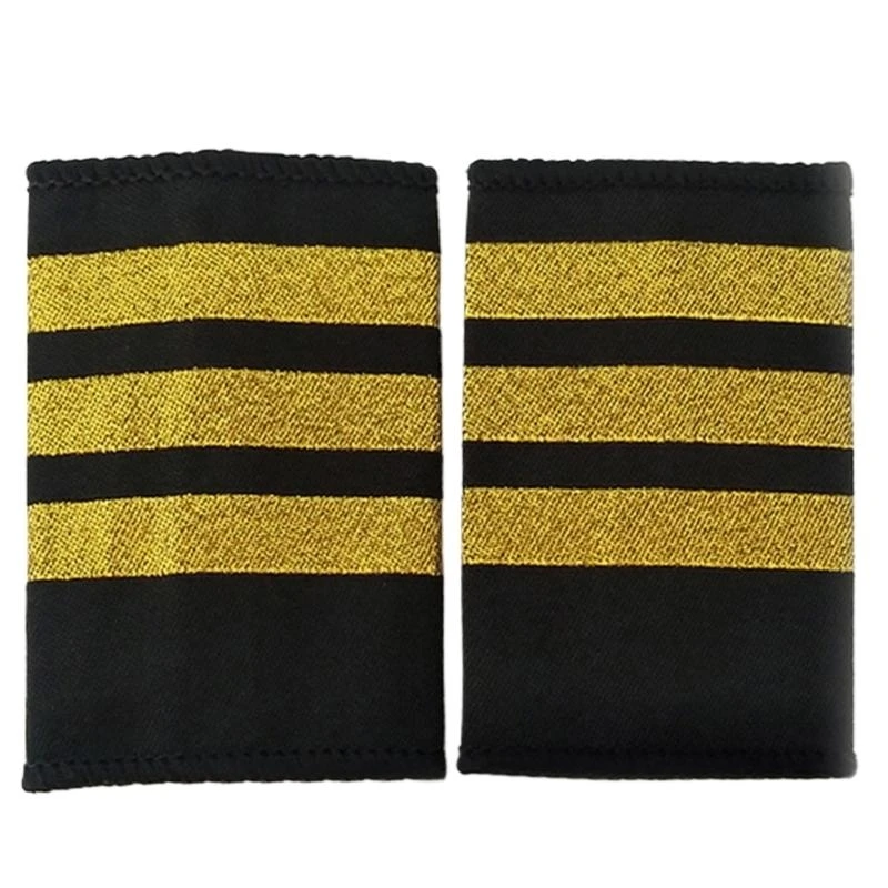 49MF Uniform Epaulets Shoulder Board Professional Uniform Epaulet Set for Theme Party