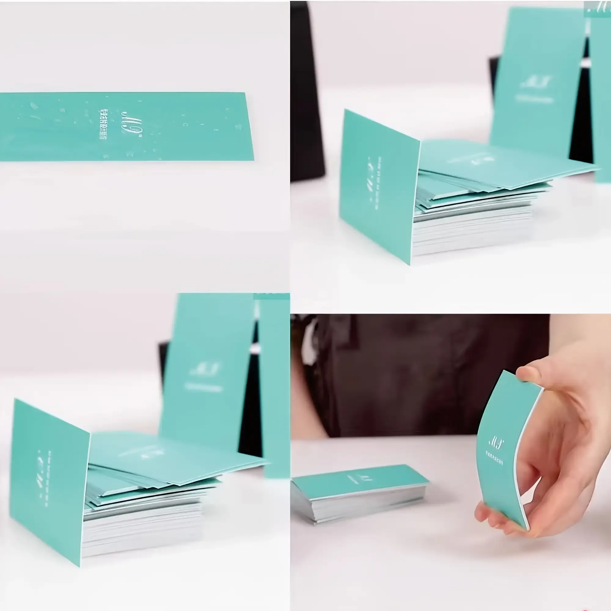 Picture 5: Custom Logo Business Cards (100pcs) - Add Your Logo/Design | Personalized Professional Cards