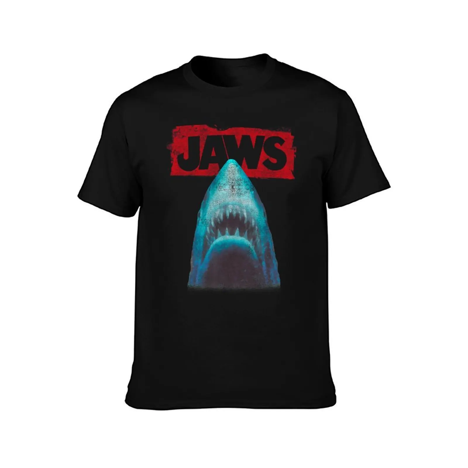 Picture 3: Jaws Distressed Vintage Poster T-Shirt Christmas Theme Tee Top