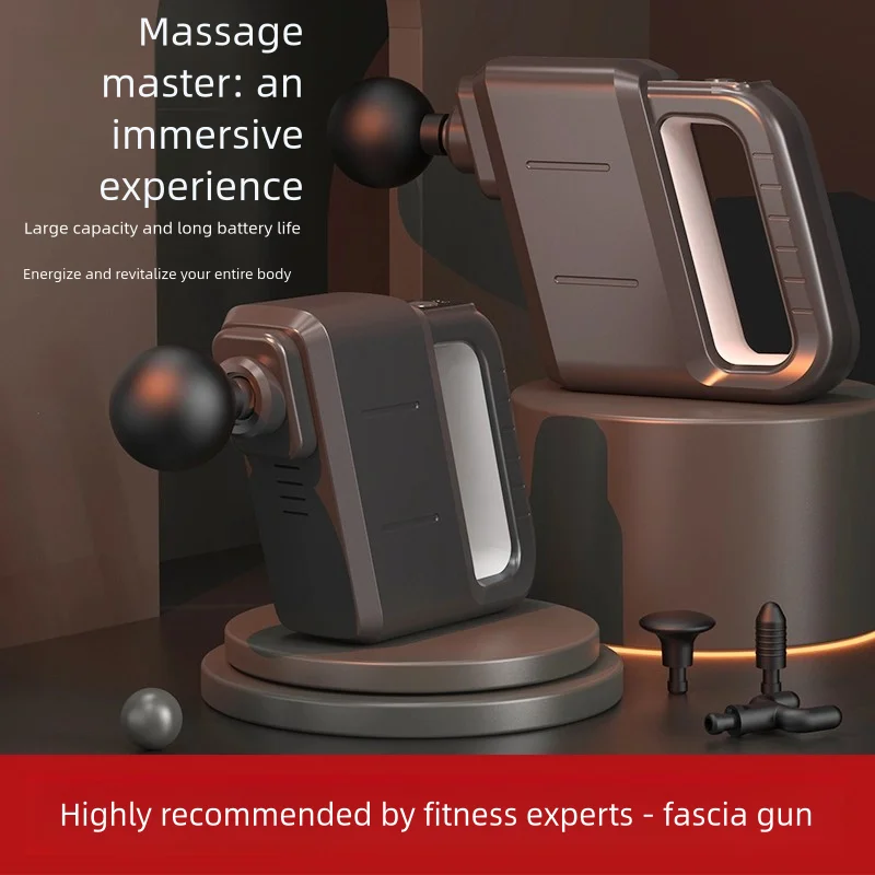 Replacement Massage Gun Kit for Deep Tissue Therapy Electric Fascia Recovery Component with USB Charging Cable Accessory