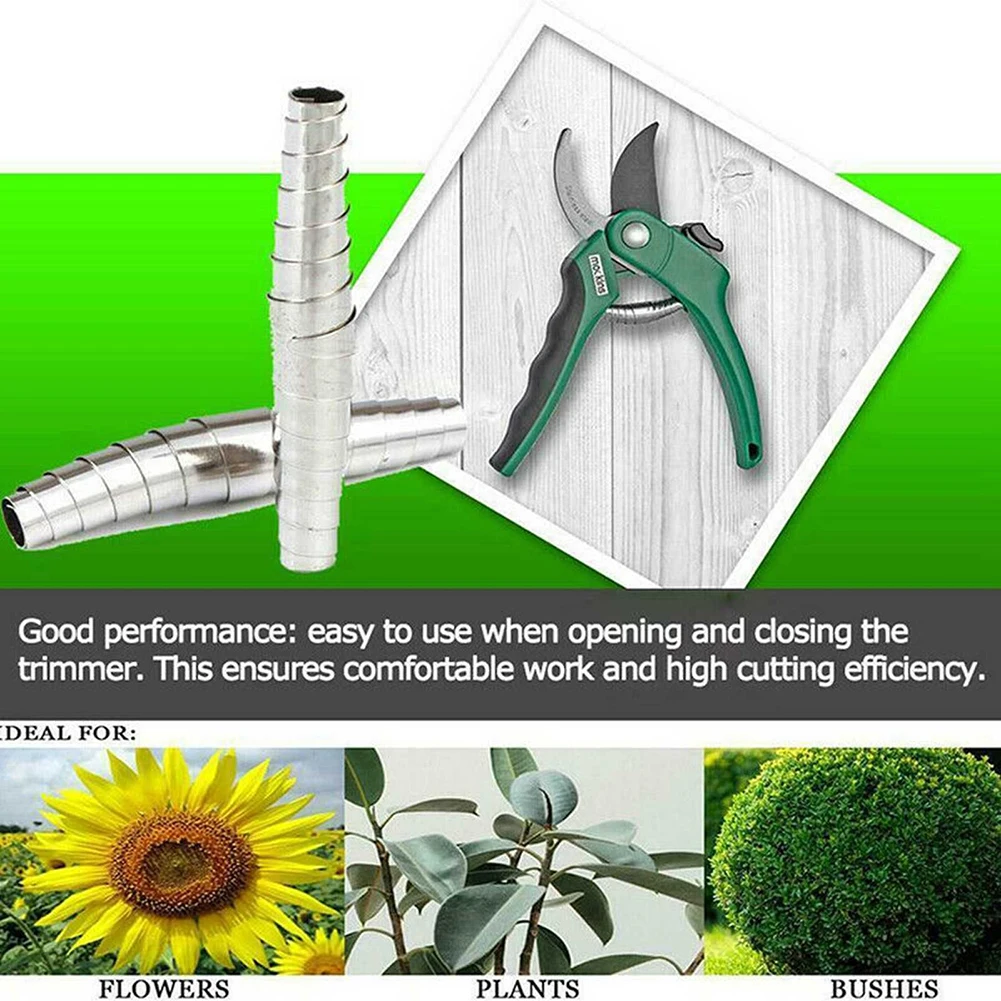 5PCS Garden Secateurs Replacement Springs Pruner Replacement Volute Springs Garden Spring For Pruning Shears Grafting Tool