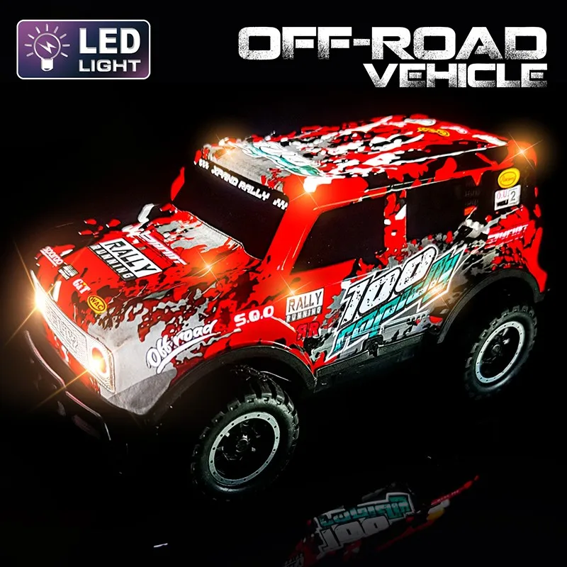 

RC Car 1:24 Climbing Luminous Car 27MHZ Radio Remote Control Car Machine Model 4WD Drift Racing Buggy Toys Boy Christmas Gift