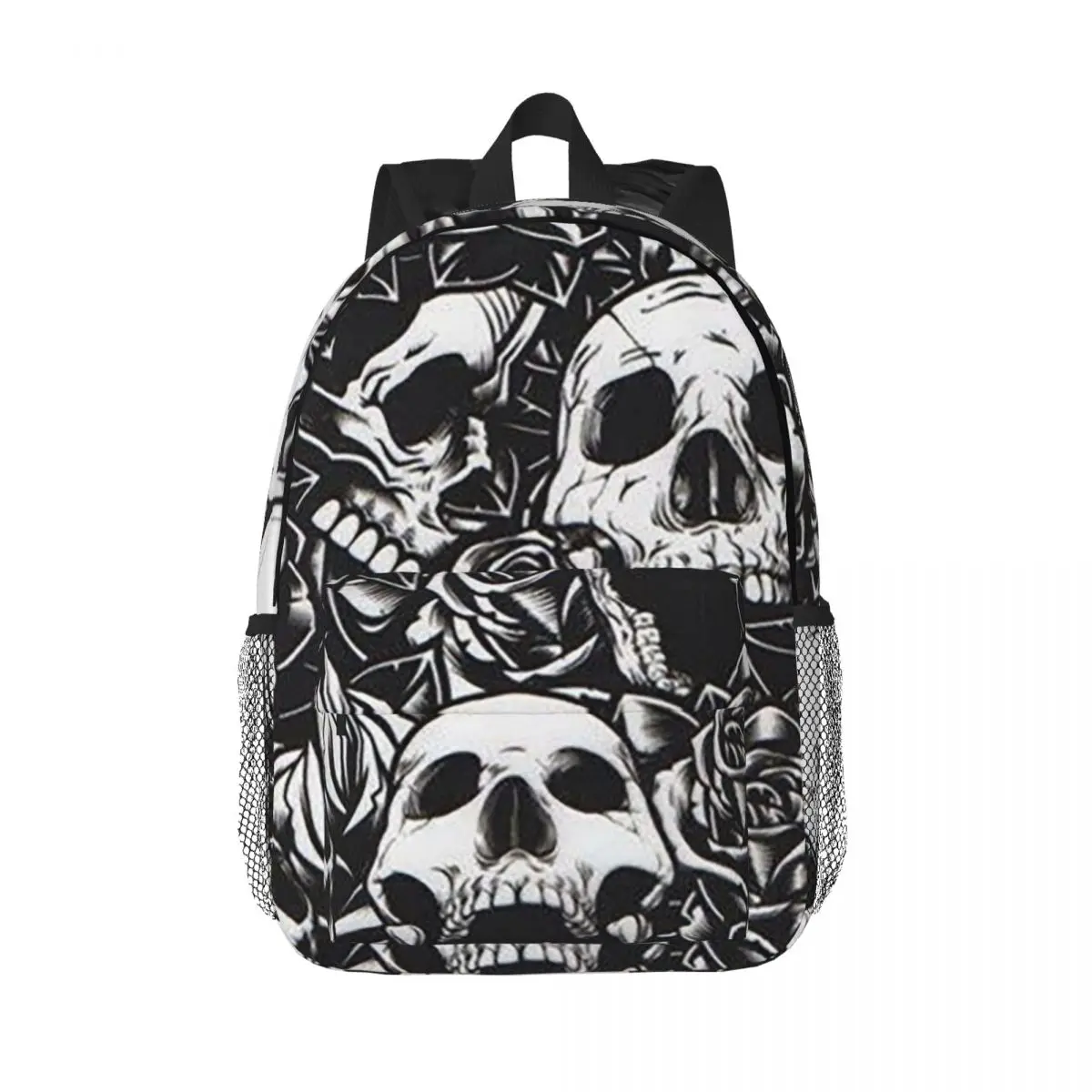 

Бесшовный рюкзак Ghost Skull Skeleton, Лидер продаж, рюкзак большой емкости для мальчиков и девочек, сумки на плечо для мужчин и женщин, школьная сумка