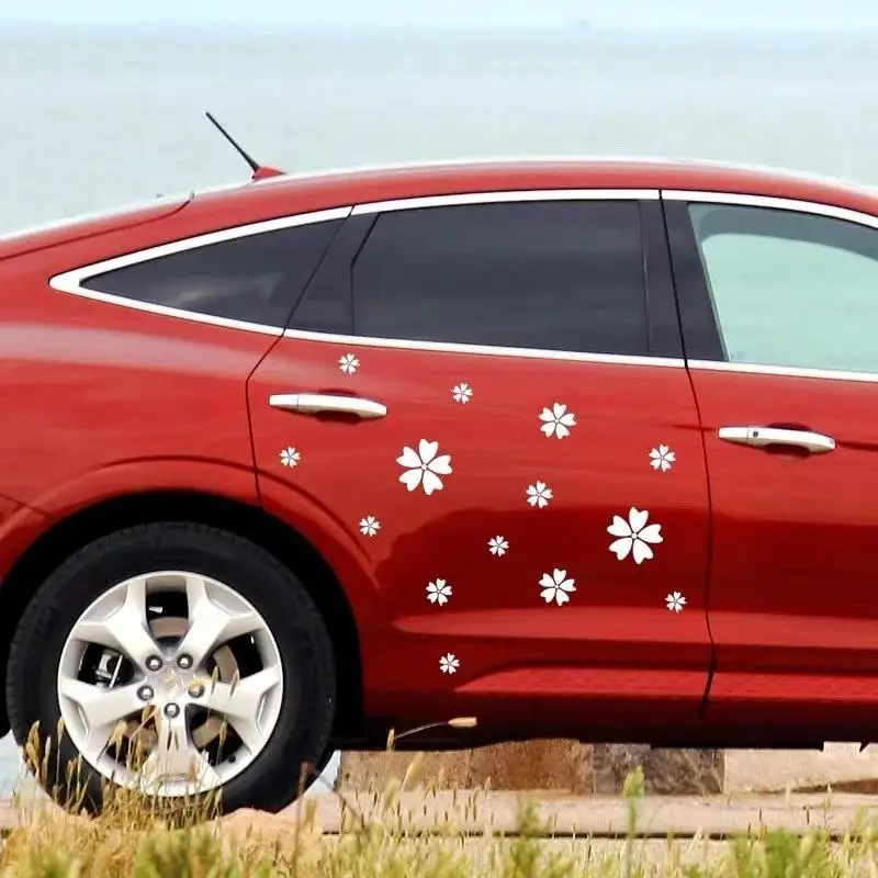 rear windshield, bumper, scratch cover, modified universal sticker.flower five-leaf clover sticker, front windshieldr