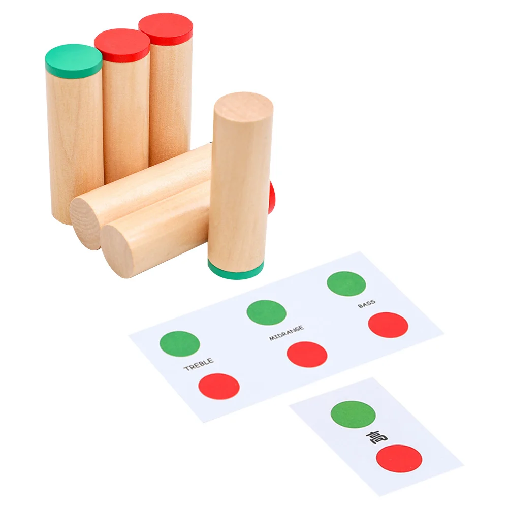 1 ชุด ท่อเสียงไม้ ของเล่นเสริมพัฒนาการสำหรับเด็ก ฝึกการได้ยิน ฝึกการรับรู้สี พัฒนาการทางปัญญา แบบอินเทอร์แอคทีฟ