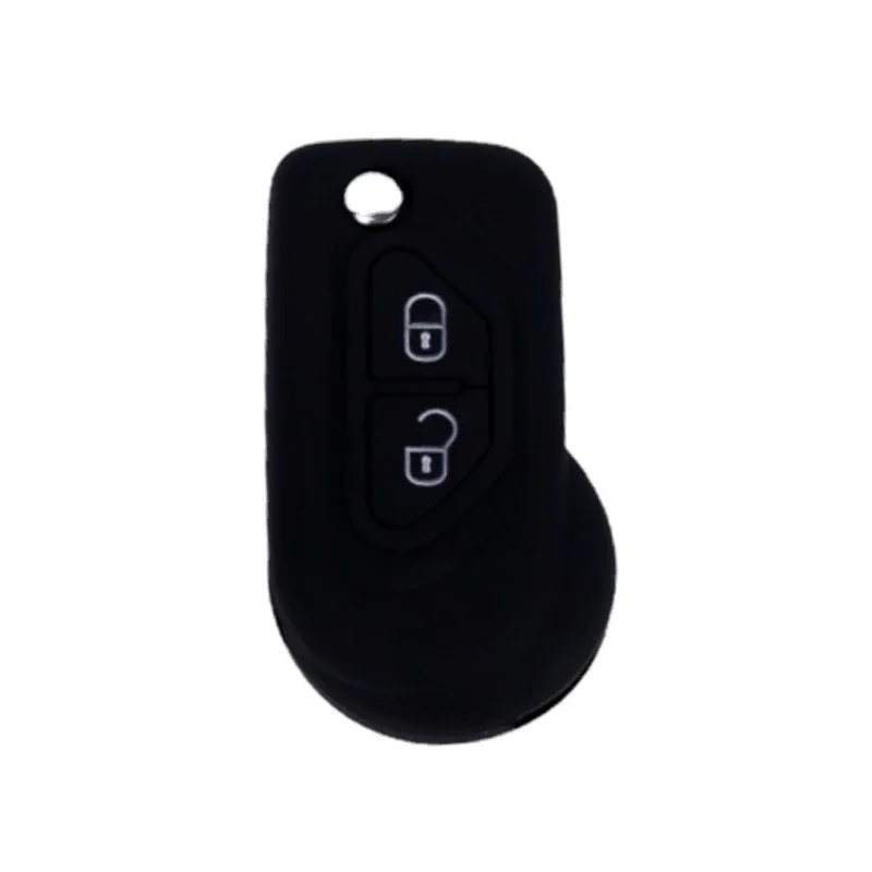 Funda de goma de silicona para mando a distancia de Citroen DS3, cubierta protectora para mando a distancia, plegable, 2 botones, sin llave