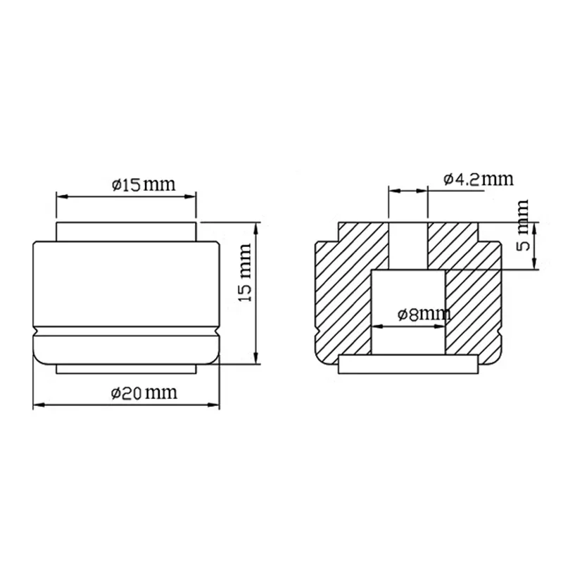 Juego de 4 Uds. De almohadillas para chasis de amplificador de aluminio Hifi, caja de ordenador, Audio, reproductor de CD, altavoz, almohadillas