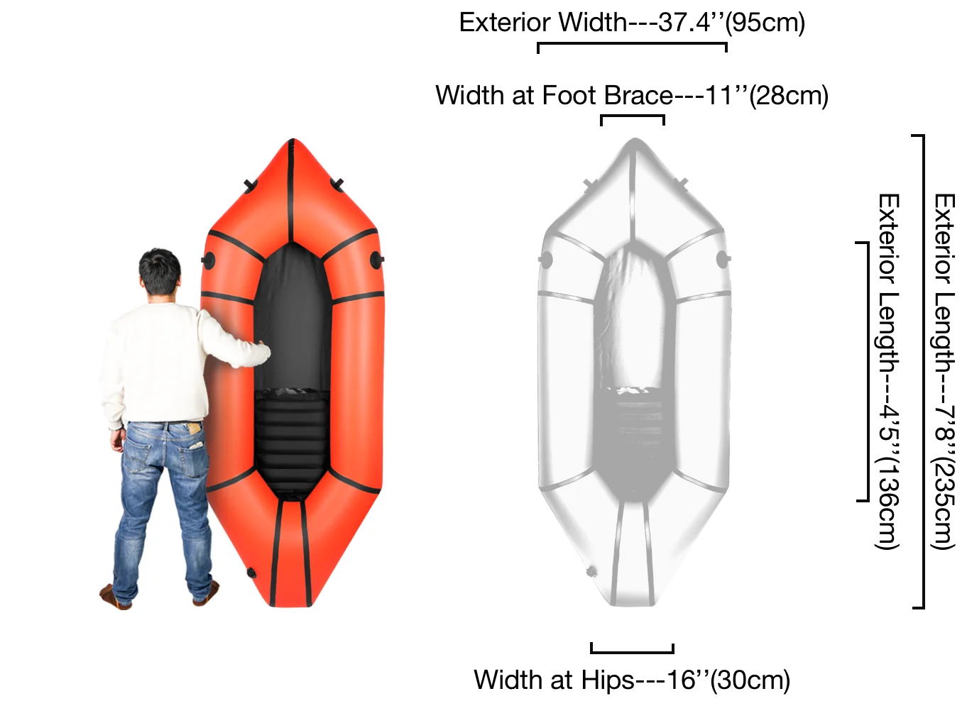 tpu pack raft whitewater tpu inflatable packraft Customized packraft  tpu lightweight packraft ultralight inflatable pack raft