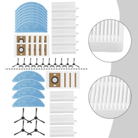 For ILIFE V9, V9 Pro, G9, G9 Pro, A12 Pro Self Emptying Robot Vacuum Cleaner Parts Brush Filter Mop Cloth Dust Bag