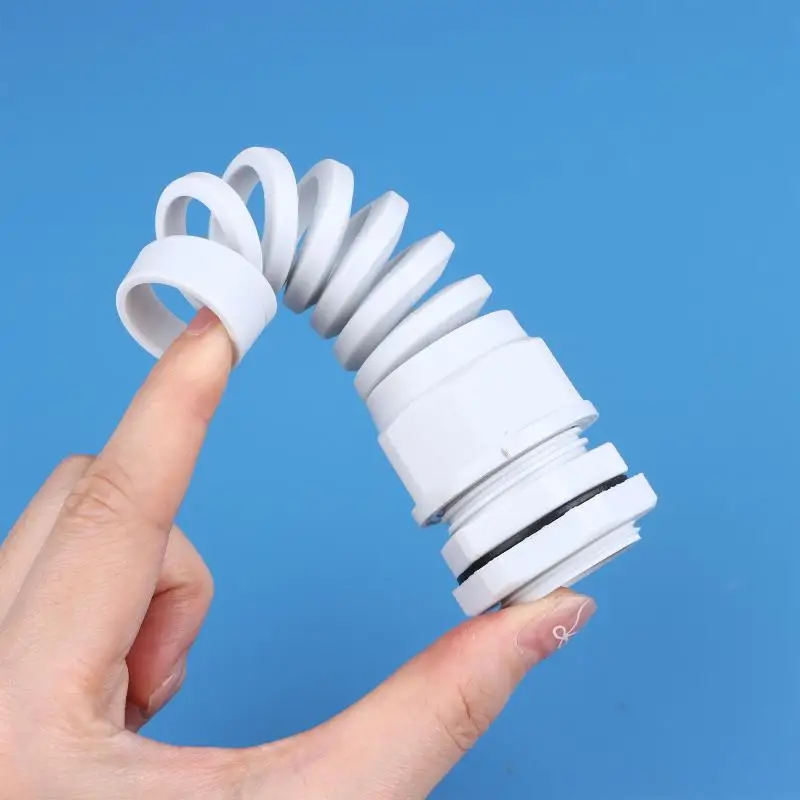 Cable Gland PA66 Nylon AntiBending Connector Waterproof Strain Relief Joint for Electrical Wire Protection Applications