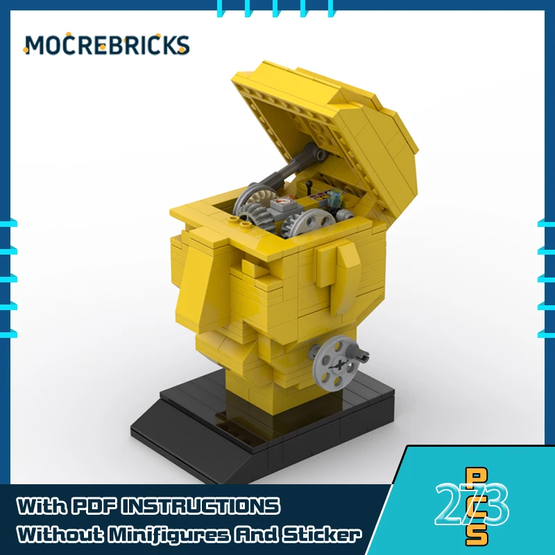 

GBC модель шкатулки с сокровищами модульная сборка вдохновение MOC строительные блоки технология кирпичи головоломки игрушки рождественские подарки