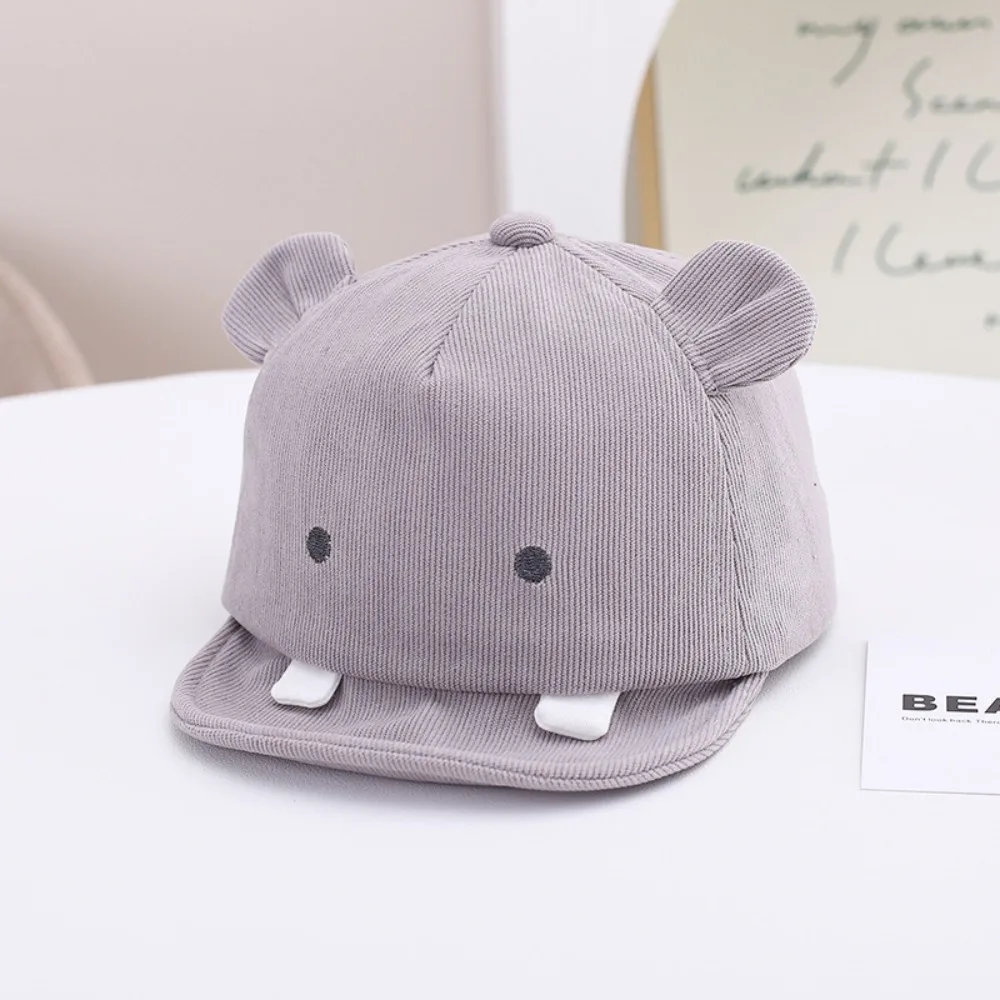 

High Quality Cute Animal Baby Baseball Hat Cartoon Dinosaur Rabbit Solid Color Infant Peaked Cap Soft Brim Kids Sun Hats
