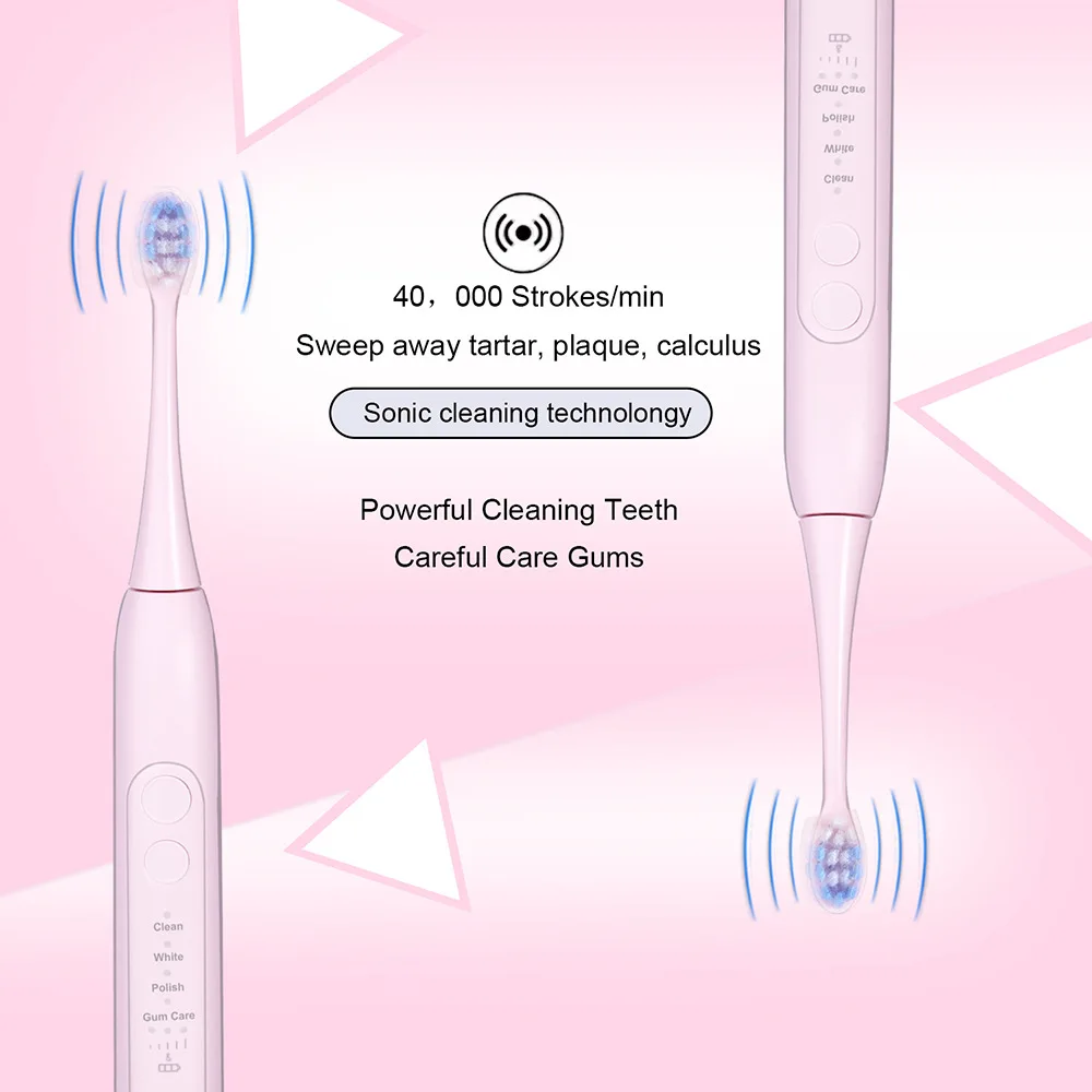 Powerful Ultrasonic Sonic Electric Toothbrush USB Charge Rechargeable Tooth Brush Washable Electronic Whitening Teeth Brush