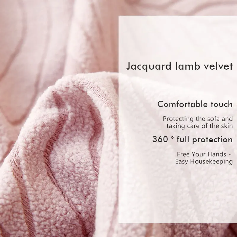 Solid Color Jacquard Spandex Armless Sofa Cover Four Seasons Universal Slipcover Stretch Sofa Bed Couch Protector 1234 Seater