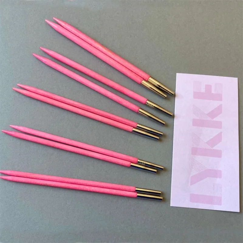 LYKKE 5 inch Blush Interchangeable Knitting Needle Normal Tips