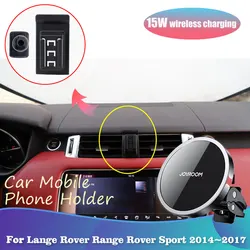 Phone Holder for Lange Rover Range Rover Sport L494 2014~2017 Magnetic Air Vent Clip Support Wireless Charging Accessorie iPhone