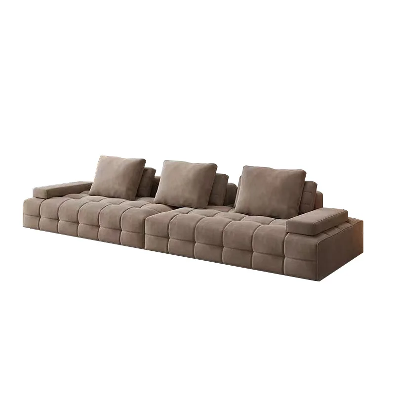 Wholesale Lawrence One-Piece Foam Sectional Sofa Vacuum Compression Frameless with Fabric Material Sponge Filling Overas